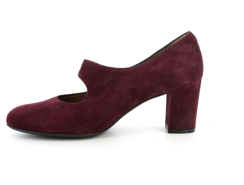 Melluso Donna Décolleté Mary Jane Camoscio X5200A-209833 Bordeaux